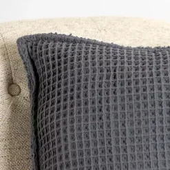 Best Charcoal Cozy Waffle Pillow Pillows