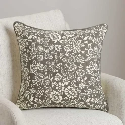 Hot Charcoal Fall Floral Pillow Pillows