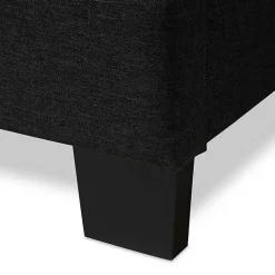 Kirklands Home Beds & Headboards|Charcoal Tufted Modern Queen Bed Gray