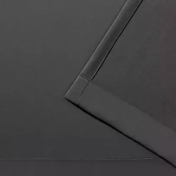 Kirklands Home Curtains & Drapes|Charcoal Sateen Curtain Panel Set, 96 in. Gray