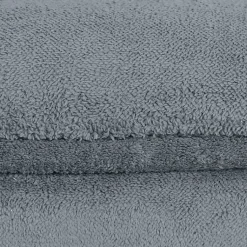 Kirklands Home Accent Chairs|Charcoal Sherpa Peri Swivel Armchair Gray