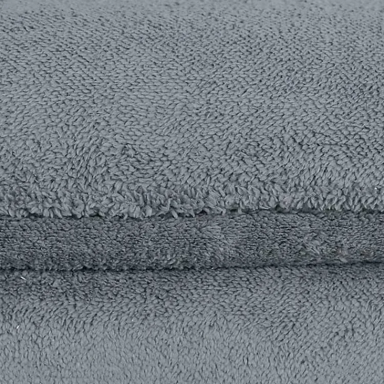 Kirklands Home Accent Chairs|Charcoal Sherpa Peri Swivel Armchair Gray