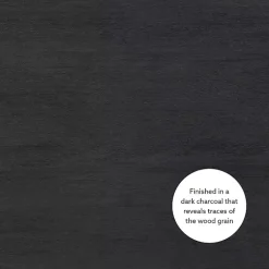 Kirklands Home Dining Sets|Charcoal Wood Upholstered 5-pc. Dining Set Gray