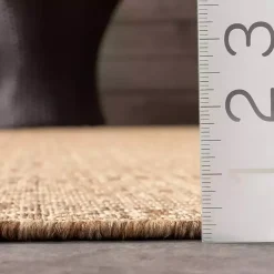 Kirklands Home Outdoor Rugs|Charlotte Elegant Outdoor Rug, 8x10 Tan