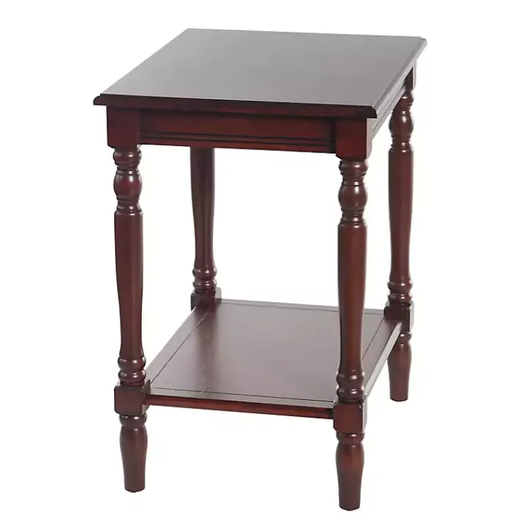 Kirklands Home Accent & End Tables|Cherry Wood Sybil Accent Table Brown