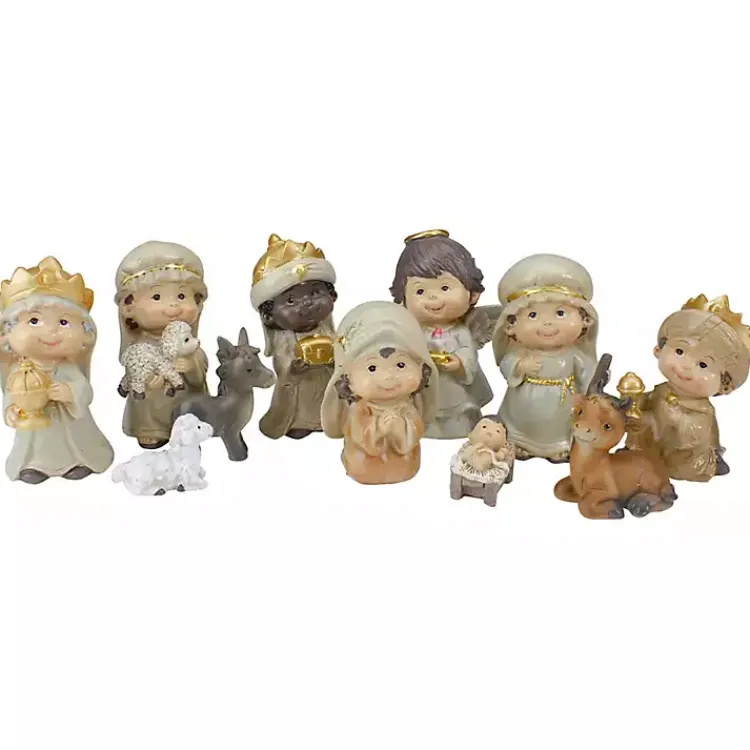 Discount Cherubic Christmas 11-pc. Nativity Set Christmas Decorations