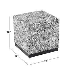 Kirklands Home Benches & Ottomans|Chinle Velvet Cube Ottoman