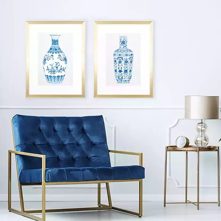 Kirklands Home Framed Art|Chinoiserie Vases I Framed Art Prints, Set of 2