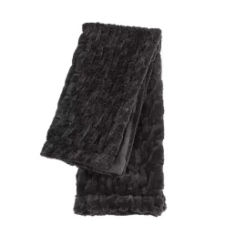 Sale Chocolate Fluffy Faux Fur Cotton Throw Blankets & Throws