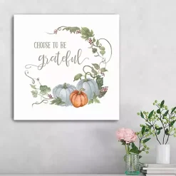 Clearance Choose to Be Grateful Canvas Art Print, 20x20 Fall