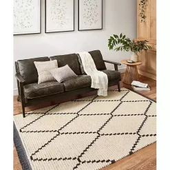 Kirklands Home Area Rugs|Chris Loves Julia x Loloi Alice Cream Rug, 6x9