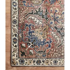 Kirklands Home Area Rugs|Chris Loves Julia x Loloi Jules Merlot Runner, 2x3