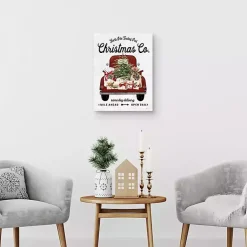 New Christmas Co. Truck Canvas Art Print Christmas Art & Wall Decor