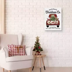 New Christmas Co. Truck Canvas Art Print Christmas Art & Wall Decor