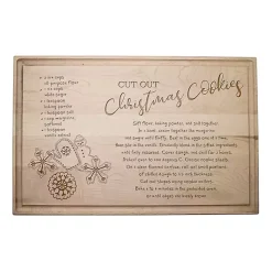 New Christmas Cookies Recipe Maple Cutting Board Christmas Dining & Entertaining