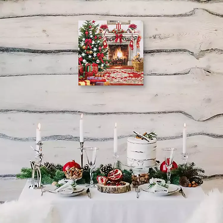 New Christmas Hearth Canvas Art Print Christmas Art & Wall Decor