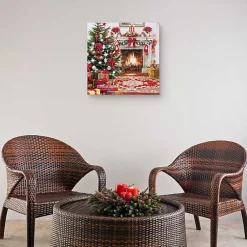 New Christmas Hearth Canvas Art Print Christmas Art & Wall Decor