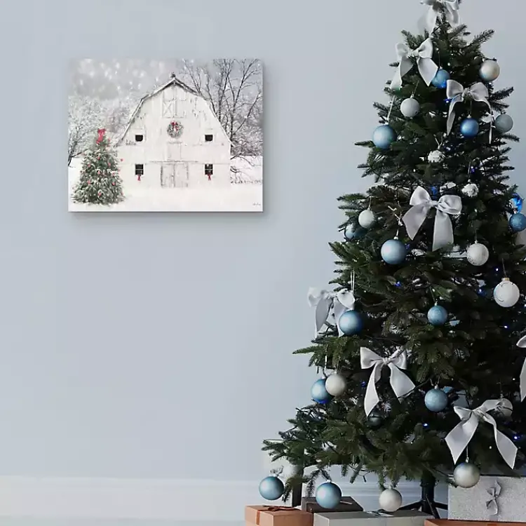 New Christmas in the Country Canvas Art Print Christmas Art & Wall Decor