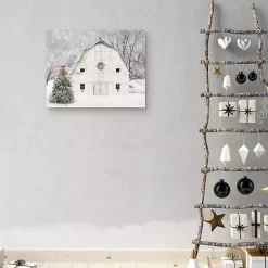 New Christmas in the Country Canvas Art Print Christmas Art & Wall Decor