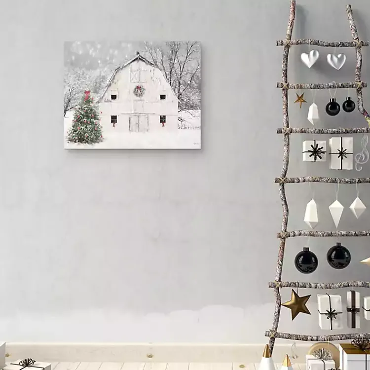 New Christmas in the Country Canvas Art Print Christmas Art & Wall Decor