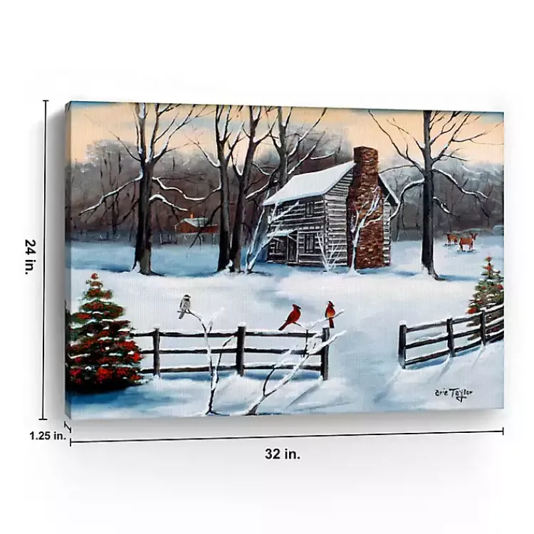 Christmas Old Hickory Tavern Canvas Art Print Christmas Art & Wall Decor