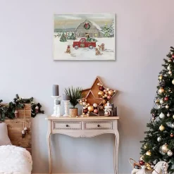 Outlet Christmas On The Farm Framed Art Print Christmas Decorations