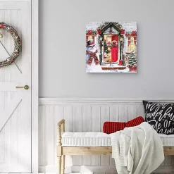 Clearance Christmas Spirit Decorated Home Canvas Art Print Christmas Art & Wall Decor