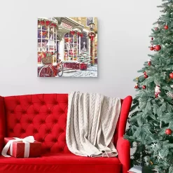 Discount Christmas Toy Shop Storefront Canvas Art Print Christmas Art & Wall Decor
