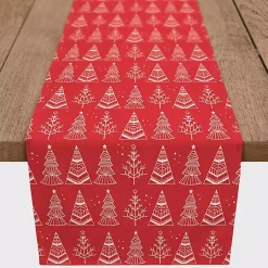 Outlet Christmas Tree Doodle Table Runner Christmas Dining & Entertaining
