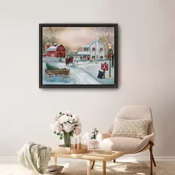 Hot Christmas Tree Farm Framed Art Print, 32x26 in. Christmas Art & Wall Decor