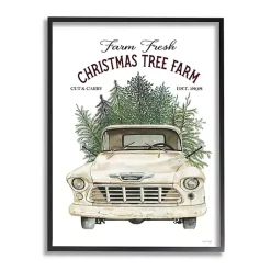 New Christmas Tree Farm Truck Wall Plaque Christmas Art & Wall Decor