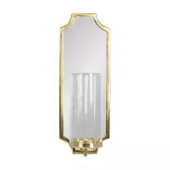 Discount Ciel Mirrored Pillar Candle Sconce Sconces