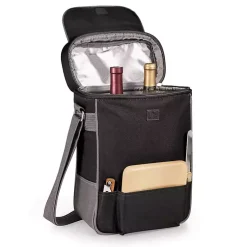 Kirklands Home Barware|Cincinnati Bearcats Wine & Cheese Tote Black