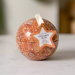 Clearance Cinnamon Buns Tin Candle Ornament Candles
