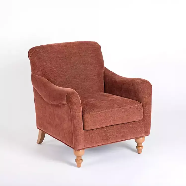 Kirklands Home Accent Chairs|Cinnamon English Armchair Red