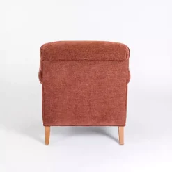 Kirklands Home Accent Chairs|Cinnamon English Armchair Red