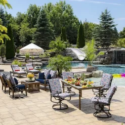 Kirklands Home Outdoor Cushions & Pillows|Clark Luxe Outdoor Dining Chair Cushion