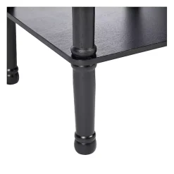 Kirklands Home Accent & End Tables|Classic Tegan Square Accent Table Black