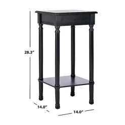 Kirklands Home Accent & End Tables|Classic Tegan Square Accent Table Black