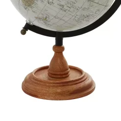 Best Classic Ivory Mango Wood Base Globe Statues & Figurines