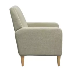 Kirklands Home Accent Chairs|Classic Upholstered Taupe Accent Chair Tan