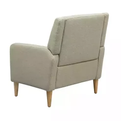 Kirklands Home Accent Chairs|Classic Upholstered Taupe Accent Chair Tan
