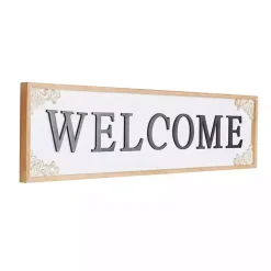 Kirklands Home Wall Quotes & Signs|Classic Wooden Welcome Wall Plaque