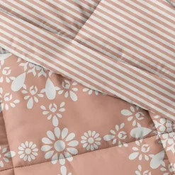 Kirklands Home Comforters|Clay Daisy Medallion King 3-pc. Comforter Set Orange