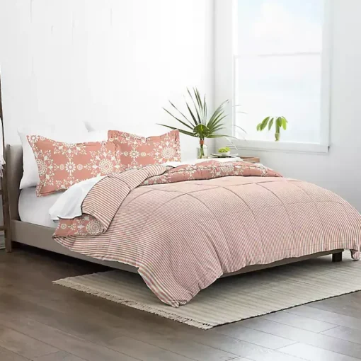 Kirklands Home Comforters|Clay Daisy Medallion Twin 3-pc. Comforter Set Orange