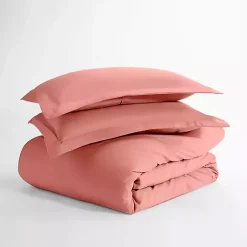 Kirklands Home Duvets|Clay Solid 3-pc. King Duvet Cover Set Orange