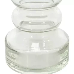 Outlet Blown Glass Curved 3-pc. Candle Holder Set Candle Holders
