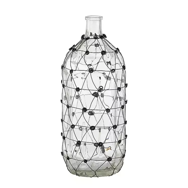 Discount Fishnet Wire Wrapped Vase Vases