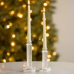 Discount Glass Taper Candle Holders, Set of 2 Candle Holders