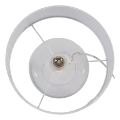 Kirklands Home Table Lamps|Clear Glass Tapered Table Lamps, Set of 2 White